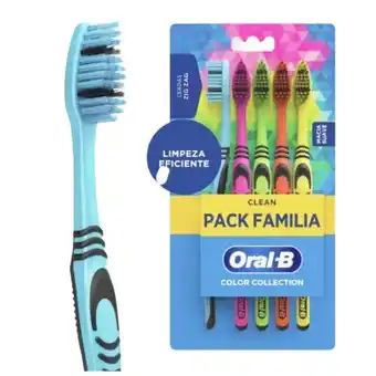Escova dental oral-b 123 colors 5 unidades