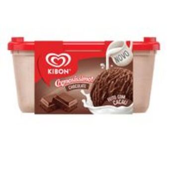 Sorvete kibon chocolate 1,5litro