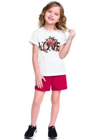 Posthaus Milon - conjunto infantil feminino branco oferta