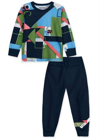 Posthaus Tigor t tigre - conjunto moletom infantil azul oferta