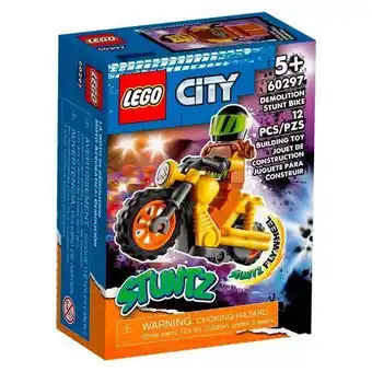 Lojas Havan Lego city moto de acrobacias demolidoras - 60297 oferta