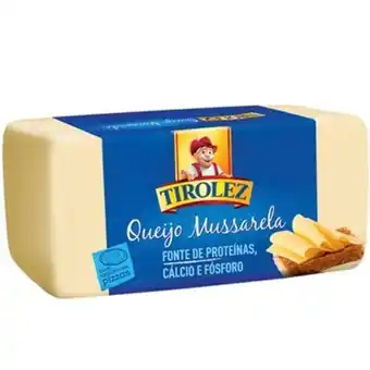 Serrano Supermercado Queijo mussarela tirolez peça oferta