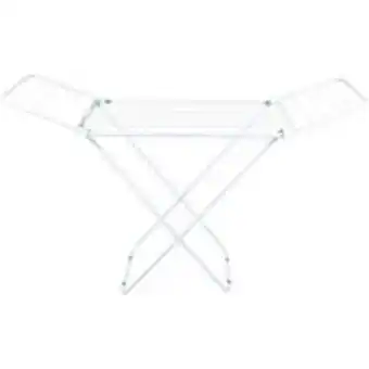 Novo Mundo Varal de chão 144x49cm mor slim 6105 com abas branco oferta