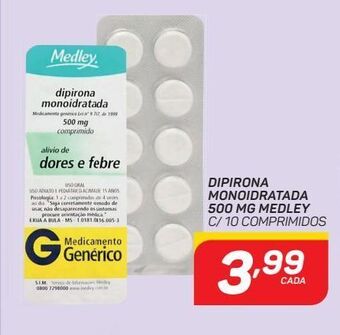 GBarbosa Dipirona monoidratada 500mg oferta