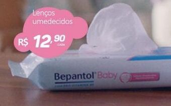 Lenços umedecidos bepantol