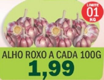 Alho Roxo a cada 100g