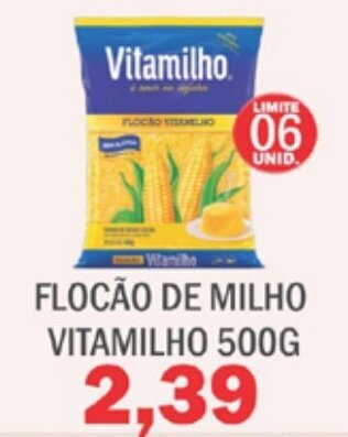 Supermercados Mendonça Flocao de Milho Vitamilho 500g oferta
