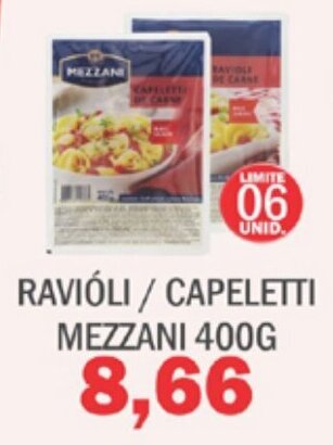 Ravioli/ Capeletti Mezzani 400g