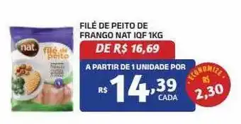 Bahamas Mix Filé de peito de frango nat iqf oferta