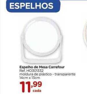Carrefour Espelho de mesa carrefour oferta