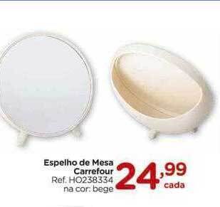 Carrefour Espelho de mesa carrefour oferta