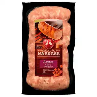 Super Nosso Linguiça de frango perdigão na brasa com bacon congelada 600g oferta