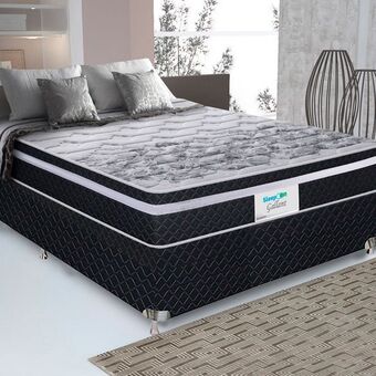 Gazin Colchão cama box sleep on molas ensacadas casal 138x188 gallant oferta