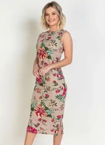Posthaus Rosalie - vestido moda evangélica floral com babado oferta