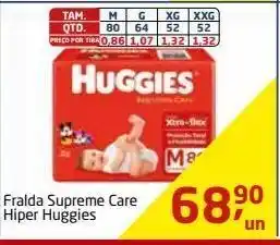 Tenda Atacado Fralda supreme care hiper huggies oferta