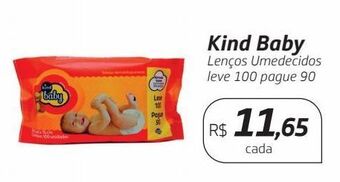Drogal Kind baby lenços umedecidos leve 100 pague 90 oferta