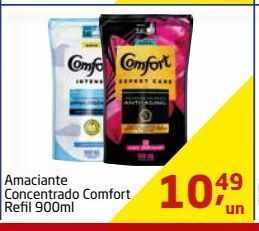 Tenda Atacado Amaciante concentrado comfort refil 900ml oferta