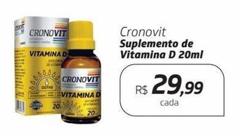 Drogal Cronovit suplemento de vitamina d 20ml oferta