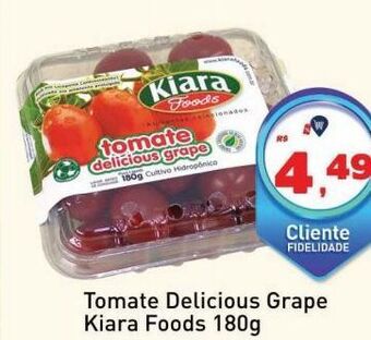 Tonin Superatacado Tomate delicious grape kiara foods 180g oferta