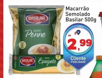 Tonin Superatacado Macarrão semolado basilar 500g oferta