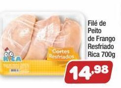 Costazul Supermercados Filé de peito de frango resfriado rica 700g oferta