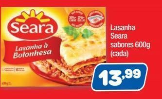 Costazul Supermercados Lasanha seara 600g oferta