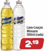 Costazul Supermercados Lava louças minuano 500ml oferta