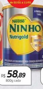 Drogal Leite infantil ninho 800g oferta