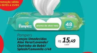 Drogal Lenços umedecidos pampers oferta