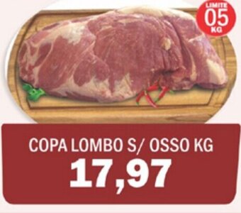Supermercados Mendonça Copa Lombo s/ osso 1kg oferta