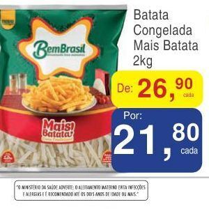 Brasil Atacarejo Batata congelada oferta