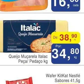 Brasil Atacarejo Queijo muçarela italac oferta