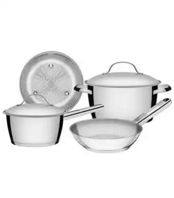 Freitas Varejo Jogo de panelas allegra aço inox 4pcs tramontina 65660270 oferta