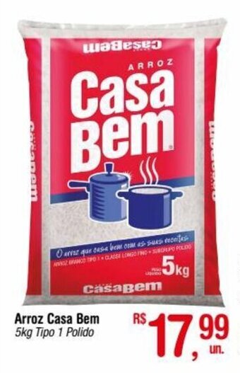Fort Atacadista Arroz Casa Bem 5kg tipo 1 oferta