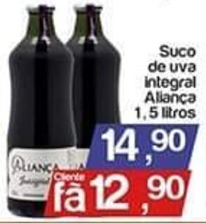 Supermercados Gricki Suco de Uva Integral Alianca 1.5L oferta