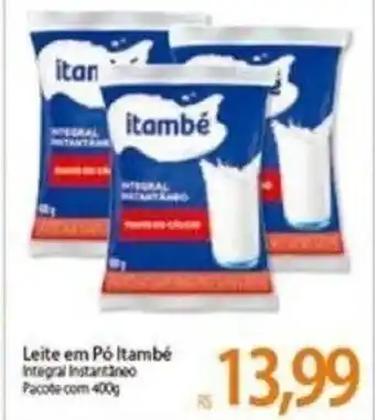Atacadão Leite em po Itambe 400g oferta
