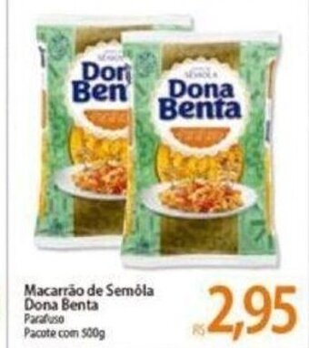 Atacadão Macarrao de Semola Dona Benta 500g oferta