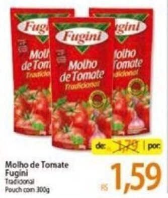 Atacadão Molho de tomate Fugini 300g oferta