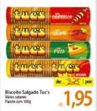 Biscoito Salgado Tuc's 100g