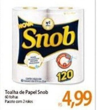 Atacadão Toalha de Papel Snob 60 folhas oferta