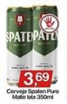 Cerveja Spaten Puro Malte lata 350ml