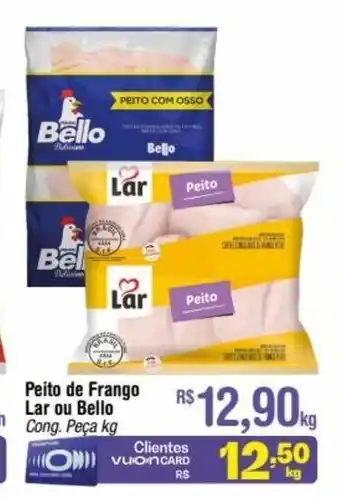 Fort Atacadista Peito de frango Lar ou Bello 1kg oferta