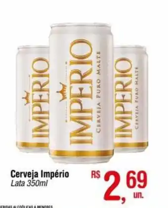 Fort Atacadista Cerveja Imperio lata 350ml oferta