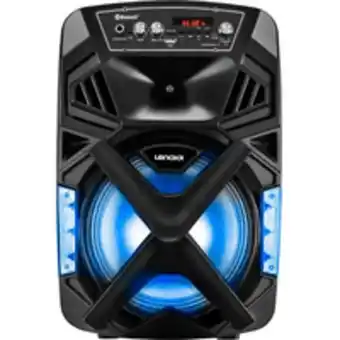 Novo Mundo Caixa amplificada lenoxx, usb, bateria, 150w, led - ca101 oferta