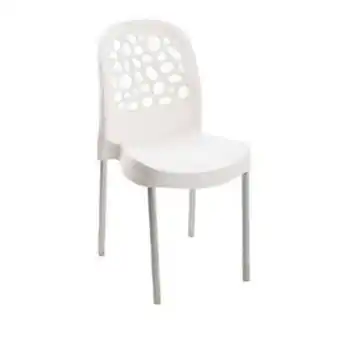 Comjol Cadeira deluxe branca forte plástico oferta
