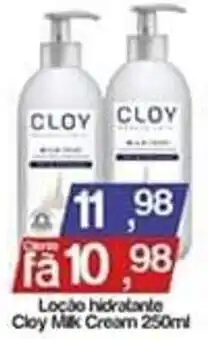 Locao hidratante Cloy Milk Cream 250ml
