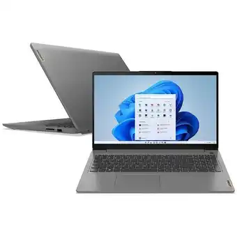 Miranda Notebook lenovo 15.6" ideapad 3i i3-1115g4, 4gb, ssd 256gb, intel uhd graphics, windows 11, câmera 720p com privacidade 82md0 oferta