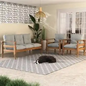 Lojas TaQi Conjunto sofá e poltronas 5 lugares belini itália, cinza oferta