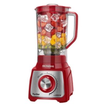 Novo Mundo Liquidificador mondial turbo, 1200w, 6 lâminas, 12 velocidades, 3 l - l-1200 ri oferta