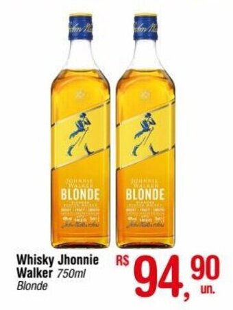 Fort Atacadista Whisky Johnnie Walker 750ml Blonde oferta